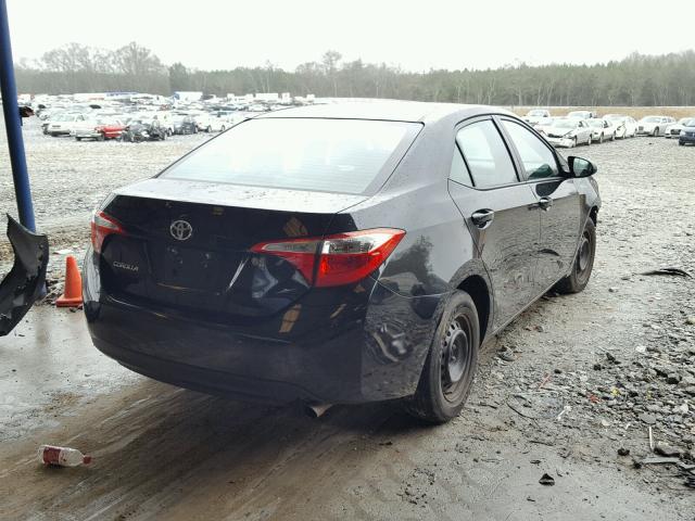 2T1BURHEXFC363616 - 2015 TOYOTA COROLLA L BLACK photo 4