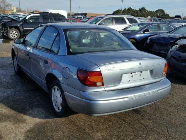 1G8ZH52852Z174803 - 2002 SATURN SL1 BLUE photo 3