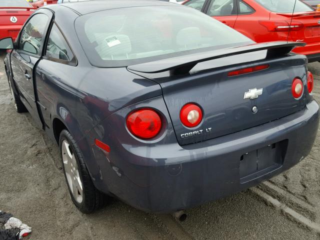 1G1AL18F387322640 - 2008 CHEVROLET COBALT LT BLUE photo 3