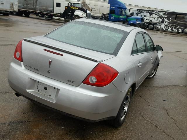 1G2ZH558764209897 - 2006 PONTIAC G6 GT SILVER photo 4