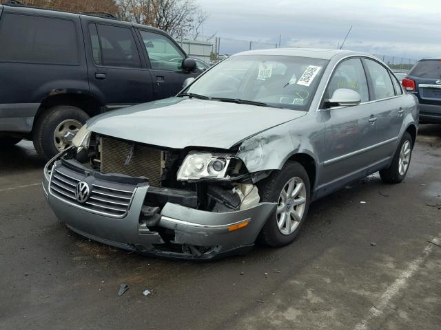 WVWPD63B74P326474 - 2004 VOLKSWAGEN PASSAT GLS GRAY photo 2