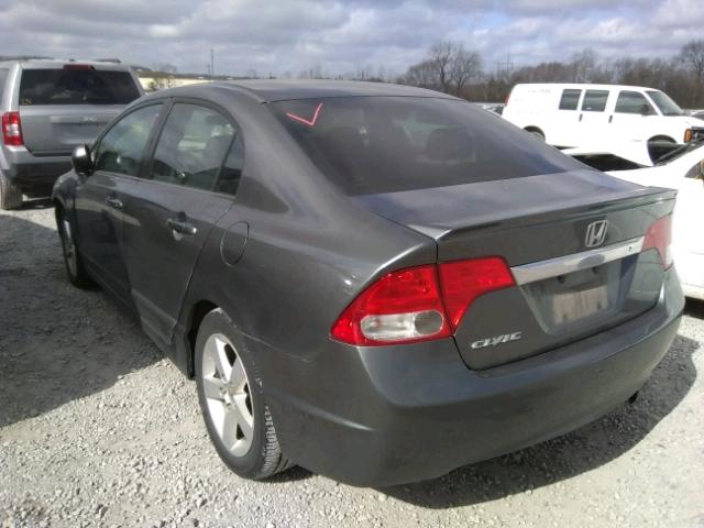 2HGFA1F63AH313552 - 2010 HONDA CIVIC GRAY photo 3