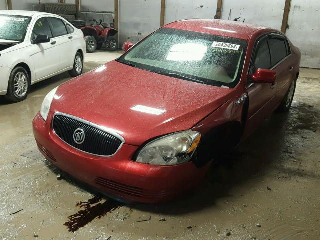 1G4HD57216U156184 - 2006 BUICK LUCERNE CX RED photo 2