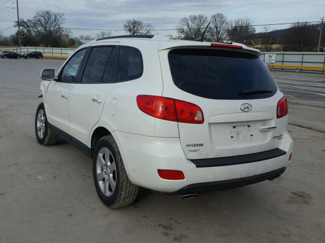 5NMSH13E59H279523 - 2009 HYUNDAI SANTA FE S WHITE photo 3