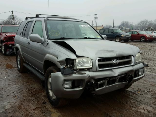 JN8DR09Y81W597319 - 2001 NISSAN PATHFINDER GRAY photo 1