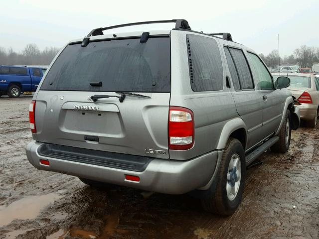 JN8DR09Y81W597319 - 2001 NISSAN PATHFINDER GRAY photo 4