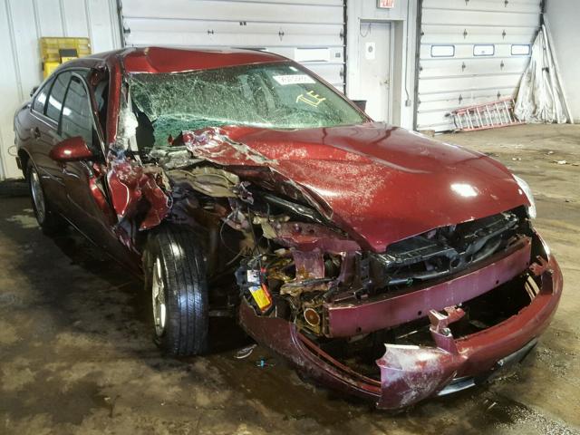 2G1WT58K279359203 - 2007 CHEVROLET IMPALA LT MAROON photo 1