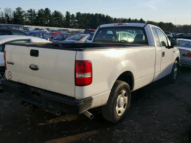 1FTRF12216NB01702 - 2006 FORD F150 WHITE photo 4