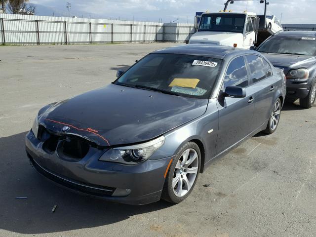 WBANW13548CN56806 - 2008 BMW 535 I GRAY photo 2