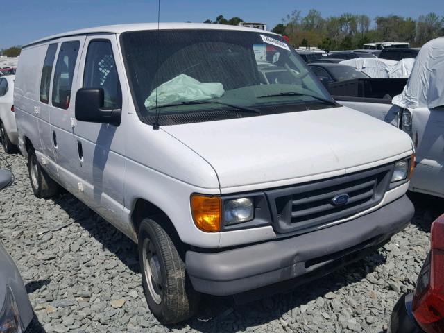 1FTRE14W06DB39009 - 2006 FORD ECONOLINE WHITE photo 1