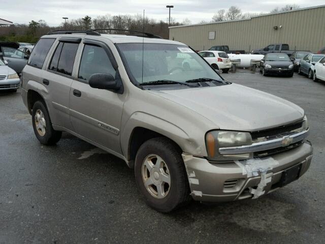 1GNDT13S322148895 - 2002 CHEVROLET TRAILBLAZE GRAY photo 1