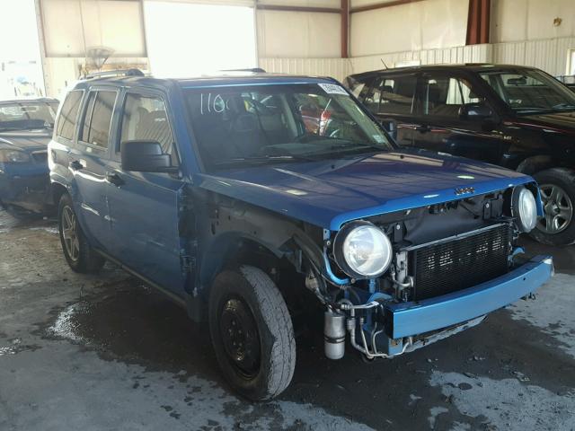 1J8FF28W68D636688 - 2008 JEEP PATRIOT SP BLUE photo 1