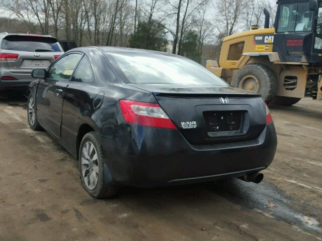 2HGFG1B90AH533584 - 2010 HONDA CIVIC EXL BLACK photo 3