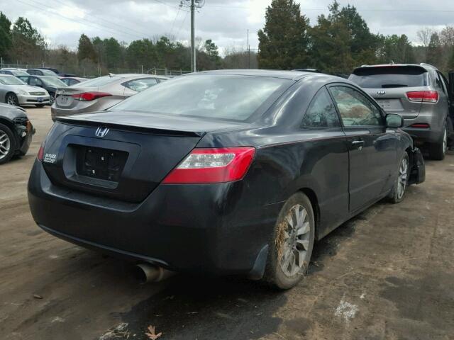 2HGFG1B90AH533584 - 2010 HONDA CIVIC EXL BLACK photo 4