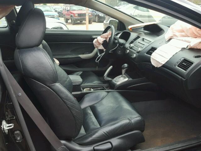 2HGFG1B90AH533584 - 2010 HONDA CIVIC EXL BLACK photo 5