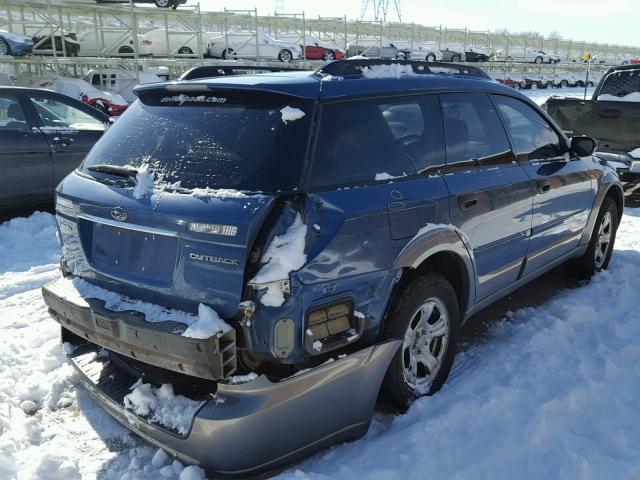 4S4BP61C576337184 - 2007 SUBARU LEGACY OUT BLUE photo 4