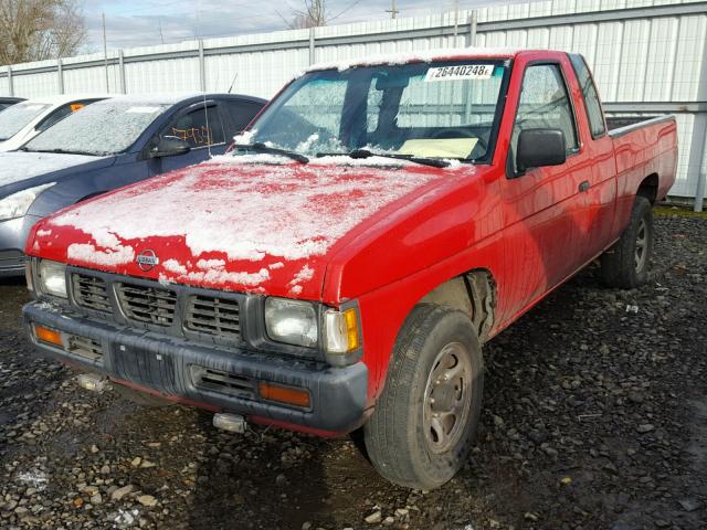 1N6SD16S9PC401693 - 1993 NISSAN TRUCK KING RED photo 2