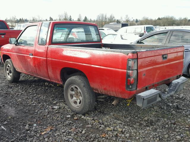 1N6SD16S9PC401693 - 1993 NISSAN TRUCK KING RED photo 3