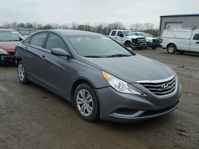 5NPEB4AC0CH396390 - 2012 HYUNDAI SONATA GLS GRAY photo 1