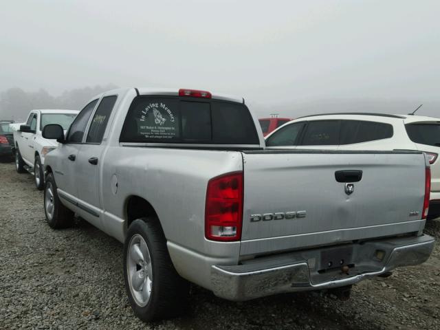 3D7HA18N42G151191 - 2002 DODGE RAM 1500 SILVER photo 3