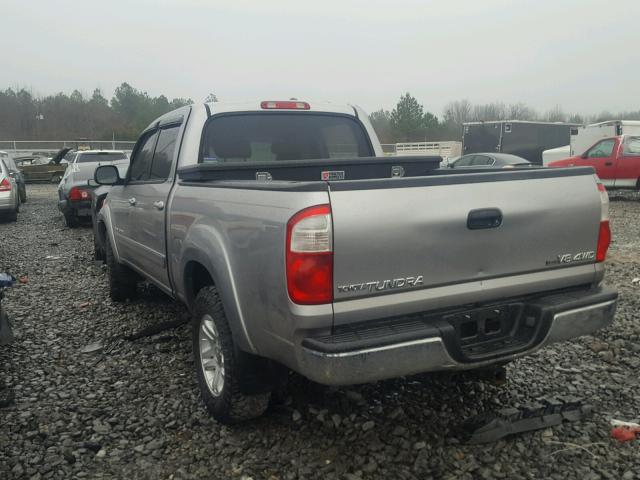 5TBDT441X6S514360 - 2006 TOYOTA TUNDRA DOU SILVER photo 3