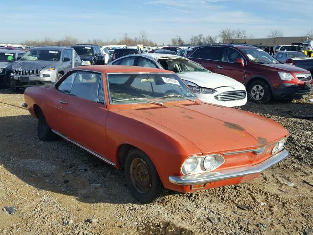 10537W187982 - 1966 CHEVROLET CORVAIR ORANGE photo 1