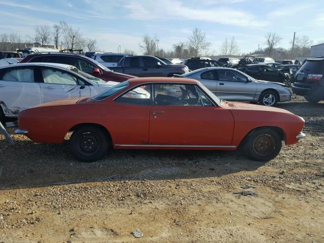 10537W187982 - 1966 CHEVROLET CORVAIR ORANGE photo 10