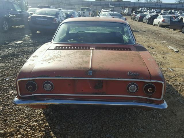 10537W187982 - 1966 CHEVROLET CORVAIR ORANGE photo 9