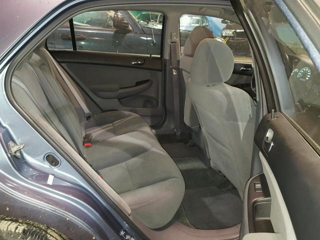 1HGCM56497A060485 - 2007 HONDA ACCORD LX BLUE photo 6