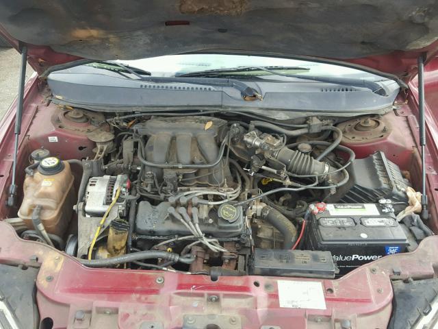 1FAFP53265A212747 - 2005 FORD TAURUS SE MAROON photo 7