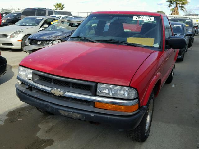 1GCCS1450YK275676 - 2000 CHEVROLET S TRUCK S1 RED photo 2