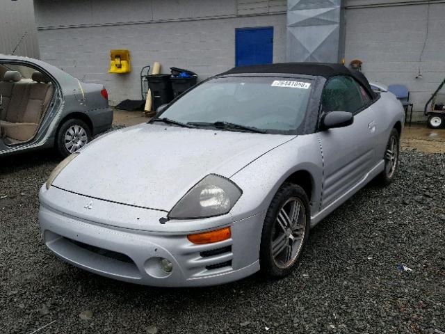 4A3AE75HX5E021586 - 2005 MITSUBISHI ECLIPSE SP SILVER photo 2