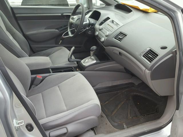 2HGFA16868H306106 - 2008 HONDA CIVIC EX ვერცხლისფერი ფოტო 5