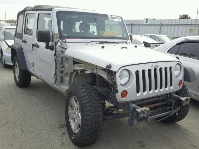 1J4BA3H14AL188150 - 2010 JEEP WRANGLER U SILVER photo 1