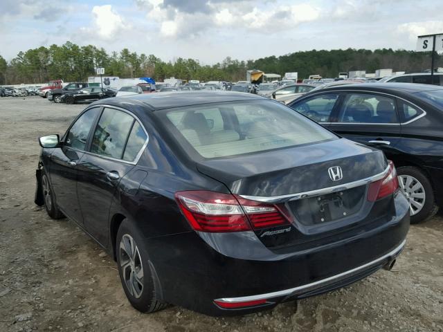 1HGCR2F42HA094639 - 2017 HONDA ACCORD LX BLACK photo 3