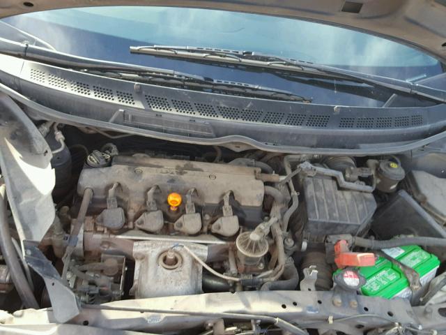 2HGFA16578H529499 - 2008 HONDA CIVIC LX BLUE photo 7