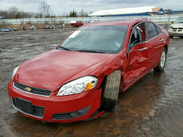 2G1WU58R379139823 - 2007 CHEVROLET IMPALA LTZ RED photo 2