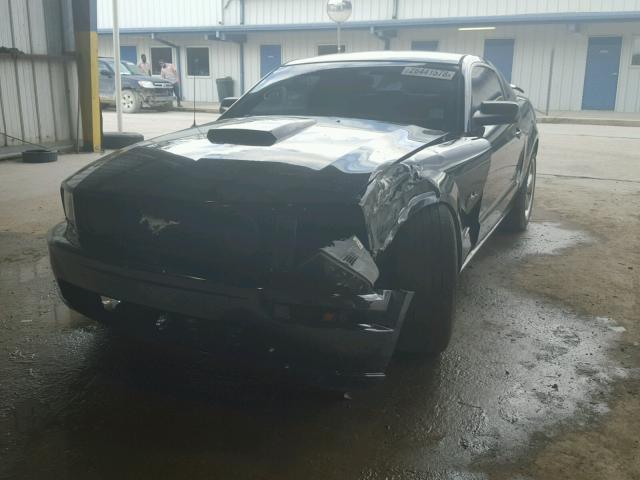 1ZVHT82H795146677 - 2009 FORD MUSTANG GT BLACK photo 2