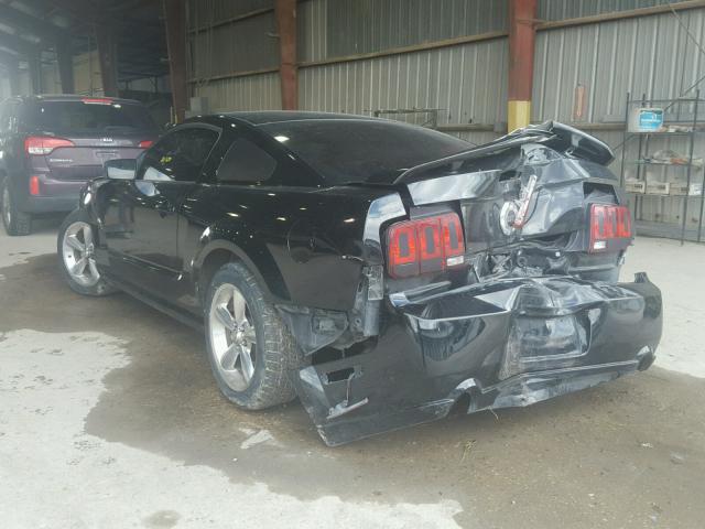 1ZVHT82H795146677 - 2009 FORD MUSTANG GT BLACK photo 3