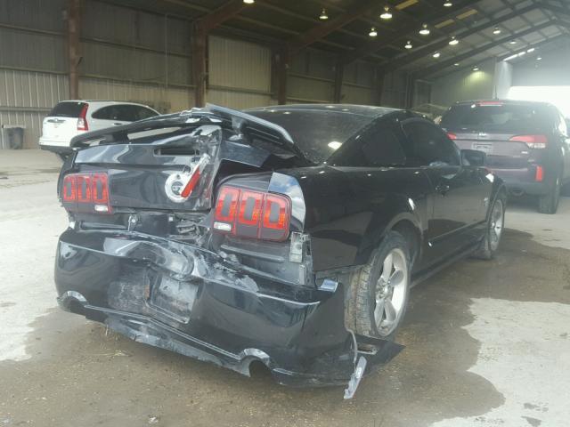 1ZVHT82H795146677 - 2009 FORD MUSTANG GT BLACK photo 4