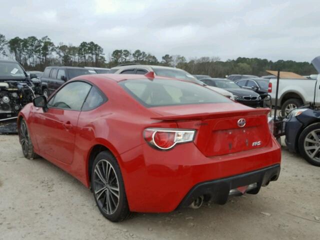 JF1ZNAA13F8701556 - 2015 TOYOTA SCION FR-S წითელი ფოტო 3