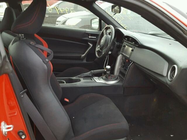 JF1ZNAA13F8701556 - 2015 TOYOTA SCION FR-S წითელი ფოტო 5