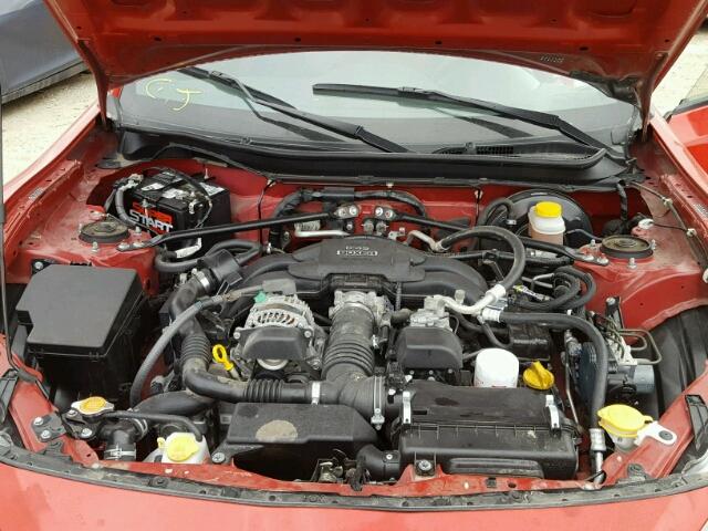 JF1ZNAA13F8701556 - 2015 TOYOTA SCION FR-S წითელი ფოტო 7