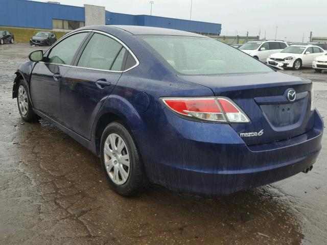 1YVHP81AX95M37258 - 2009 MAZDA 6 I BLUE photo 3