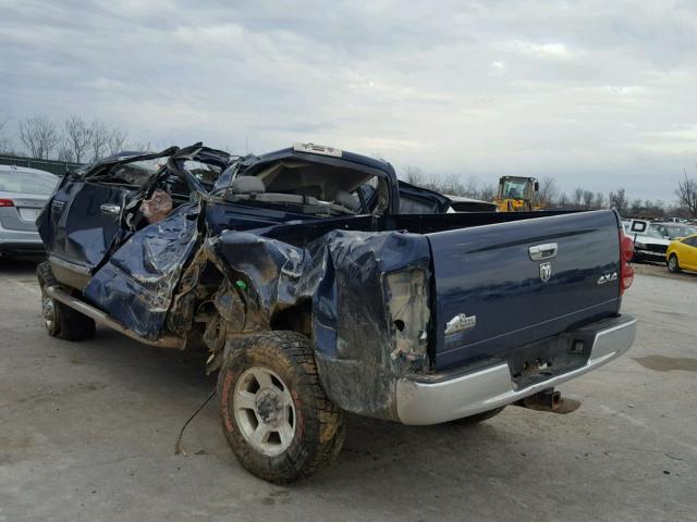 3D7KS28A68G144905 - 2008 DODGE RAM 2500 S BLUE photo 3