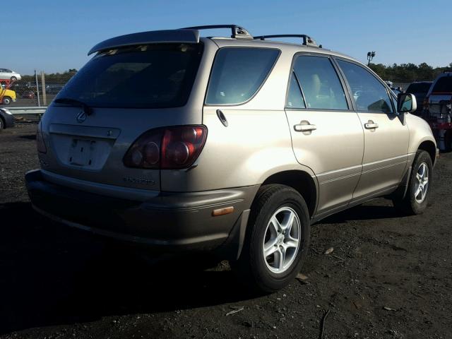 JT6HF10U3X0053464 - 1999 LEXUS RX 300 BEIGE photo 4