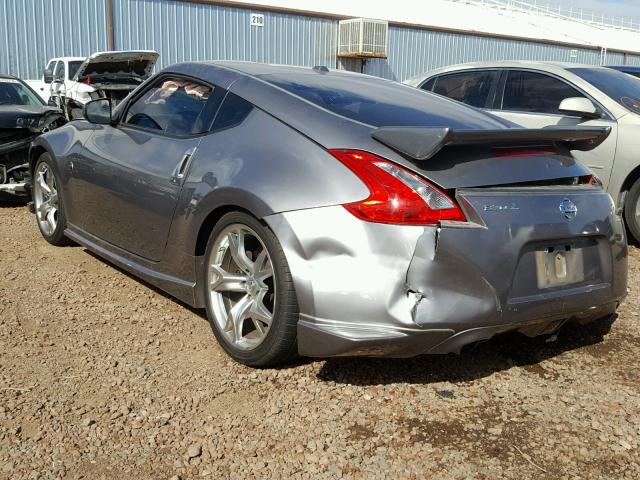 JN1AZ44E39M406550 - 2009 NISSAN 370Z GRAY photo 3