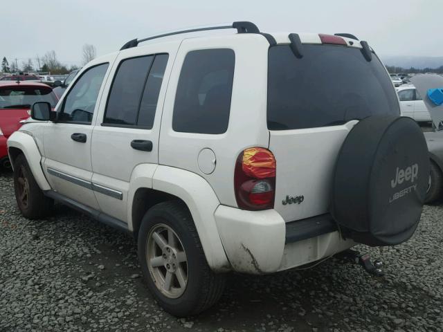 1J4GK58K45W556399 - 2005 JEEP LIBERTY LI WHITE photo 3