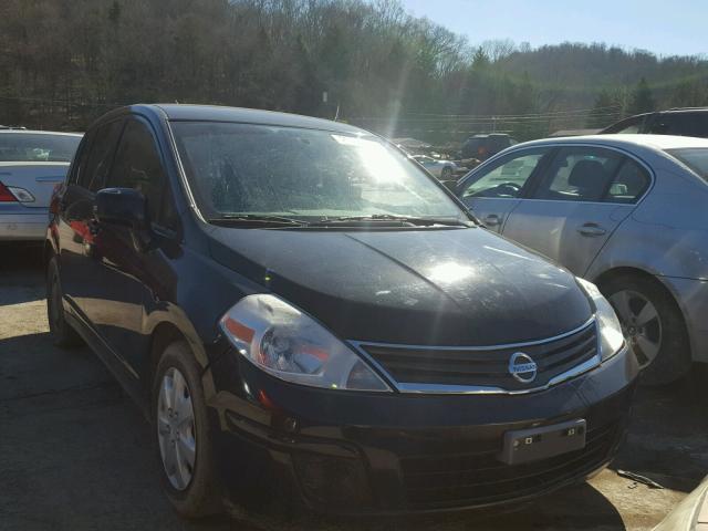 3N1BC1CPXAL436764 - 2010 NISSAN VERSA S BLACK photo 1