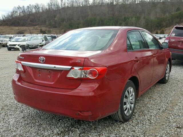 1NXBR32E28Z018105 - 2008 TOYOTA COROLLA CE RED photo 4